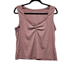 Old Navy Cinched Rib-Knit Crop Tank Top Sz XL-NWT